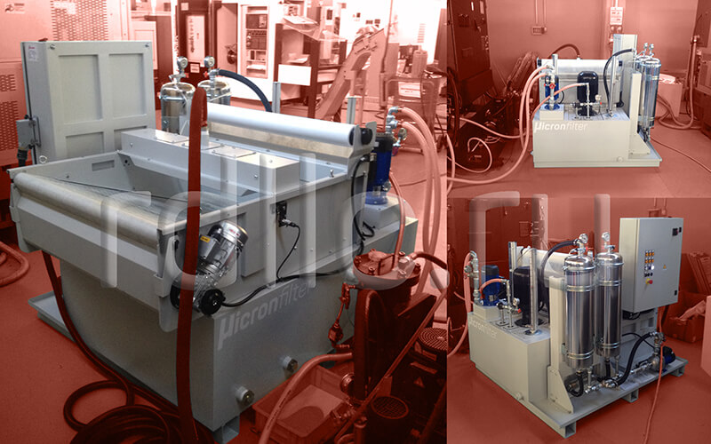 Фильтр очистки СОЖ гравитационного типа Evotech Deep с предустановленным модулем суперфильтрации СОЖ Oil Clean