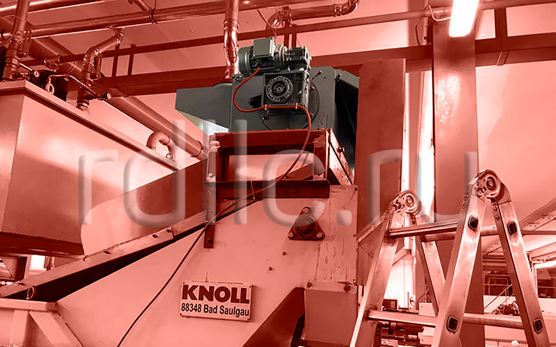 Применение магнитного сепаратора для очистки СОЖ Kalamit в централизованной системе транспортировки стружки KNOLL